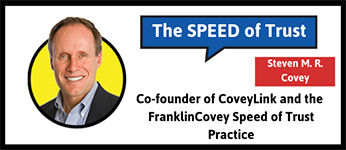 The Speed of trust - Steven M.R. Covey, Co-founder of CoveyLink and the FranklinCovey Speed of trust Practice