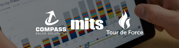 Logos: Compass Sales Solutions | MITS | Tour de Force